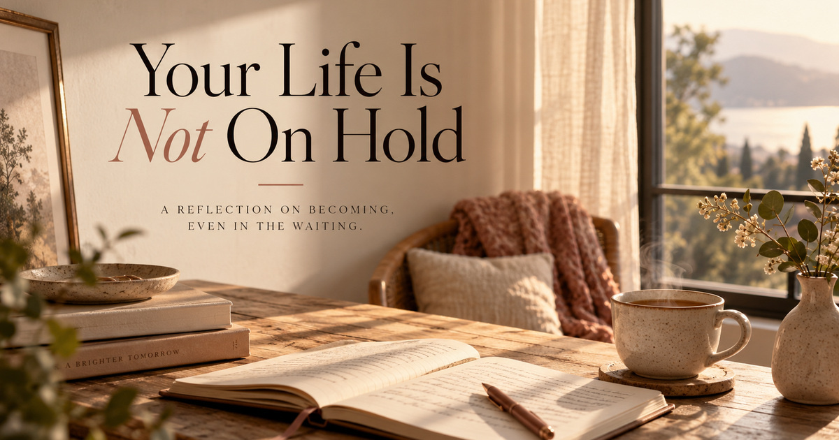 Your Life Is Not on Hold